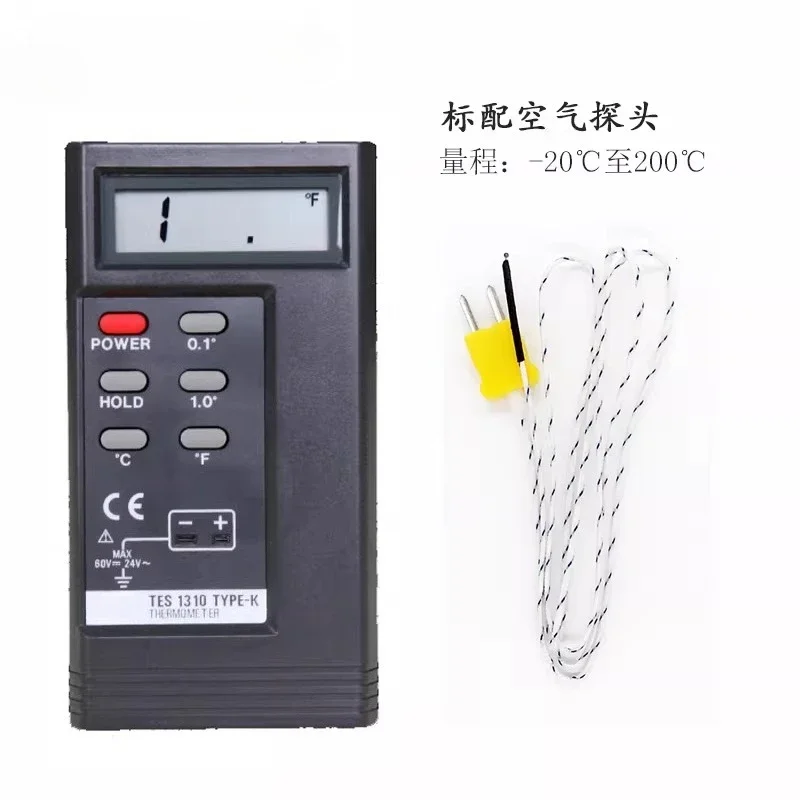 TES1310/1319 Digital Temperature Tester Contact Thermocouple Industrial Thermometer
TES1310/1319 Digital Temperature Tester Contact Thermocouple Industrial Thermometer