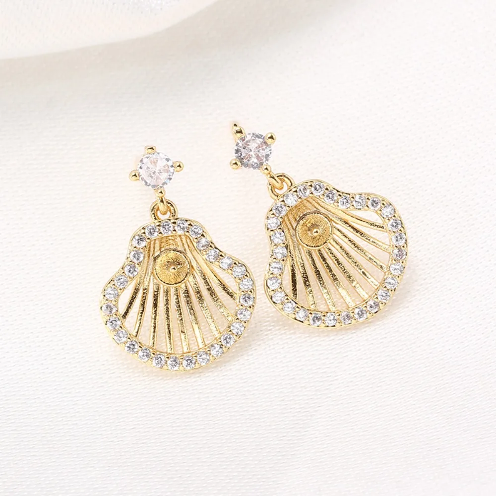 6PCS S925 Sterling Silver Needle 18K Gold Wrapped Plated Brass Earring Settings Diy Jewelry Pearl Earrings Accessories
6PCS S925 Sterling Silver Needle 18K Gold Wrapped Plated Brass Earring Settings Diy Jewelry Pearl Earrings Accessories