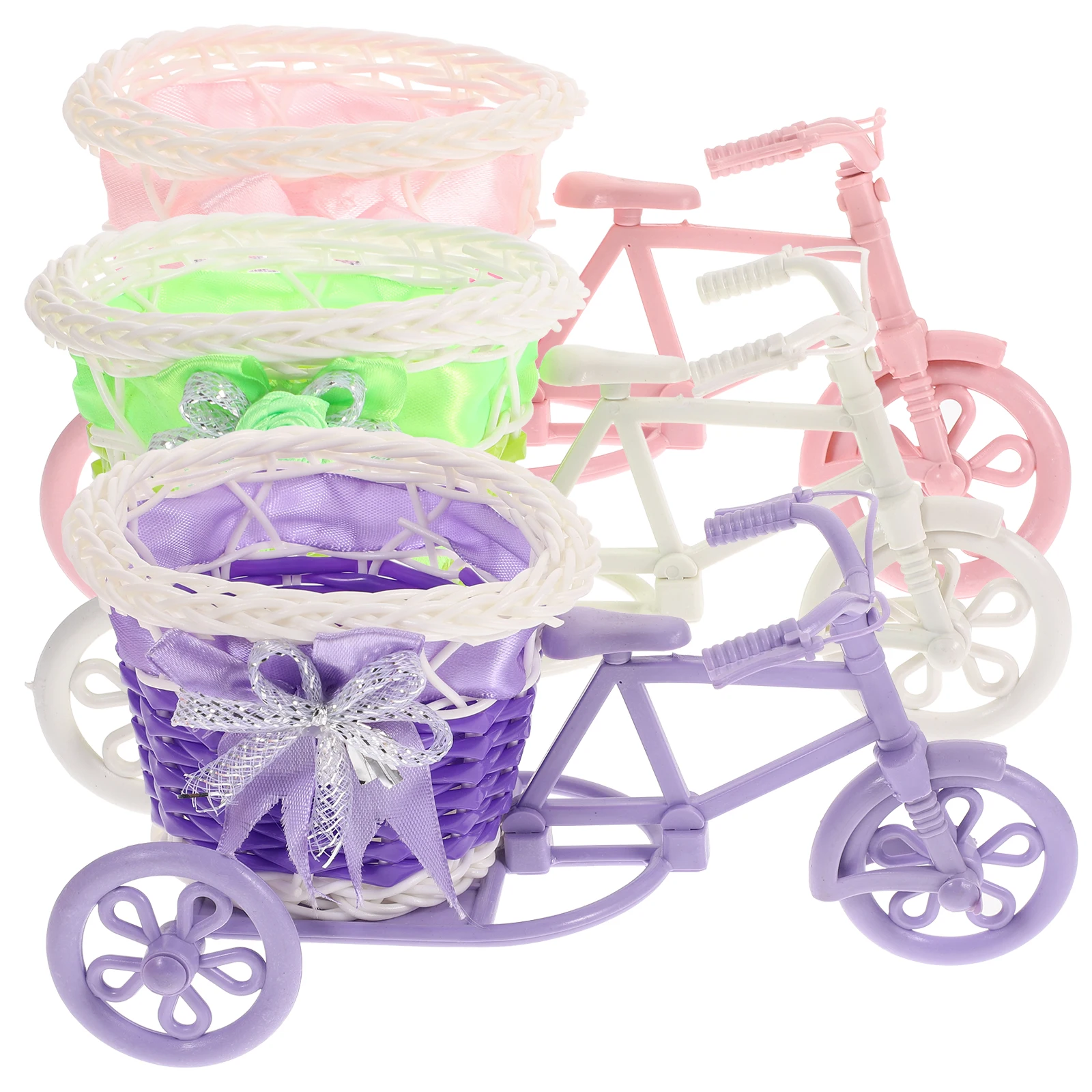 3pcs Rattan Flower Basket Tricycle Shape Eco Bike Shaped Woven Storage Container Garden Decor Indoor Outdoor Vase Pot
3pcs Rattan Flower Basket Tricycle Shape Eco Bike Shaped Woven Storage Container Garden Decor Indoor Outdoor Vase Pot