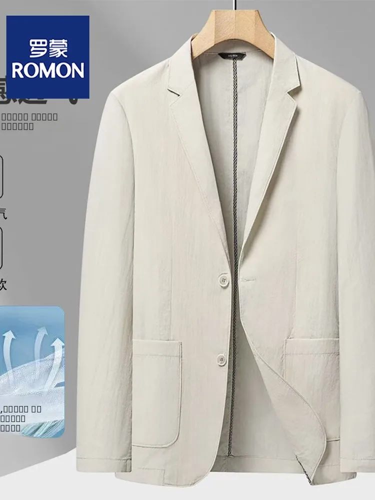 Ultra-Light Breathable Ice Silk Cotton Men's Summer Casual Suit Jaet Sun Protection Faionable Busin Casual Sle
Ultra-Light Breathable Ice Silk Cotton Men's Summer Casual Suit Jaet Sun Protection Faionable Busin Casual Sle