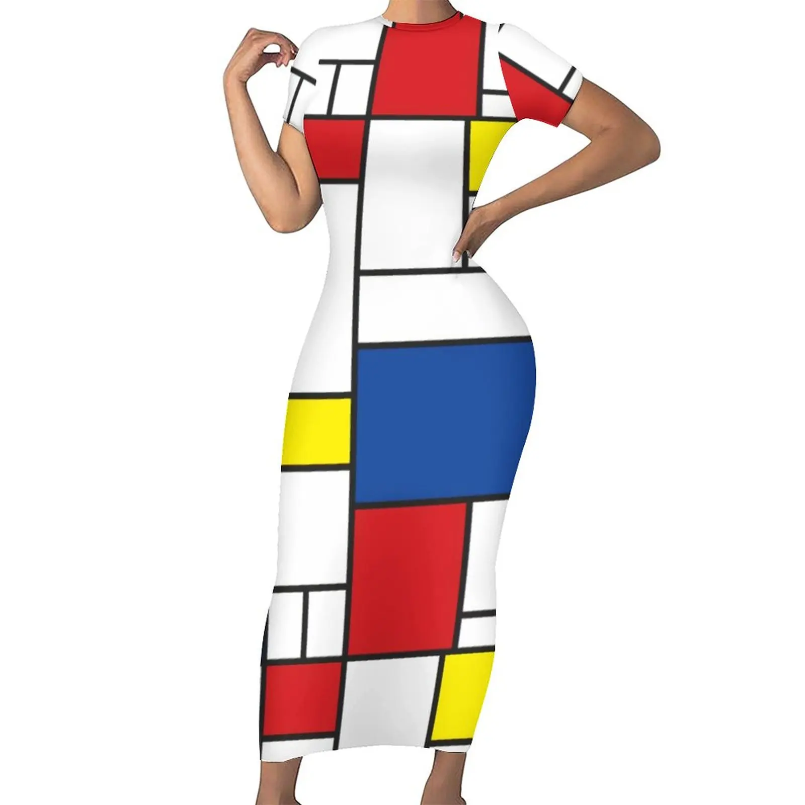 Облегающее платье Mondrian с геометрическим рисунком, женские Макси-платья в современном стиле для ночного клуба, весеннее уличное платье с коротким рукавом, 3XL, 4XL, 5XL
Облегающее платье Mondrian с геометрическим рисунком, женские Макси-платья в современном стиле для ночного клуба, весеннее уличное платье с коротким рукавом, 3XL, 4XL, 5XL