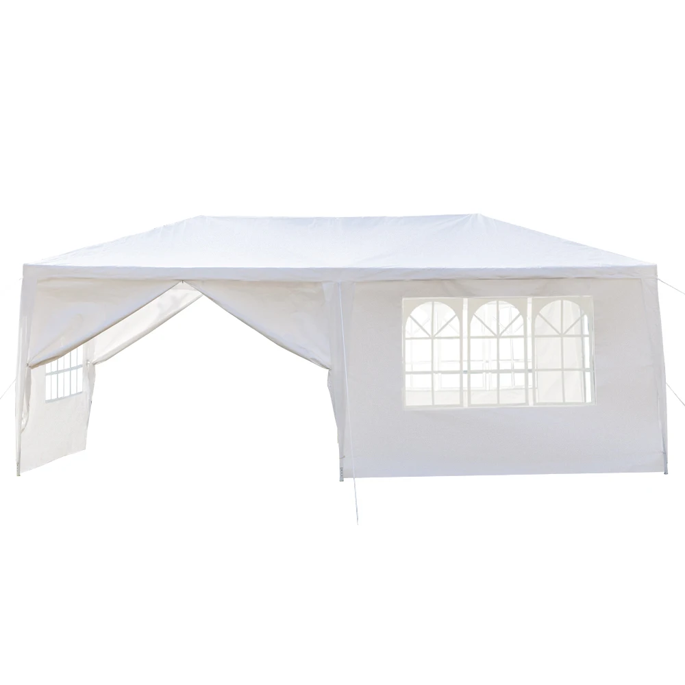 10'x20' Outdoor Party Tent with 6 Removable Sidewalls, Waterproof Canopy Patio Wedding Gazebo, White
10'x20' Outdoor Party Tent with 6 Removable Sidewalls, Waterproof Canopy Patio Wedding Gazebo, White