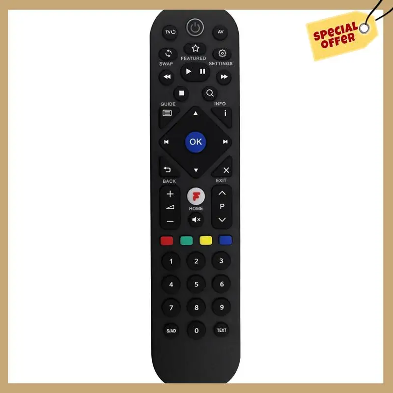 Replace T3-R Remote Control For Manhattan T3-R Freeview Play 4K Smart Recorder Remote Control
Replace T3-R Remote Control For Manhattan T3-R Freeview Play 4K Smart Recorder Remote Control