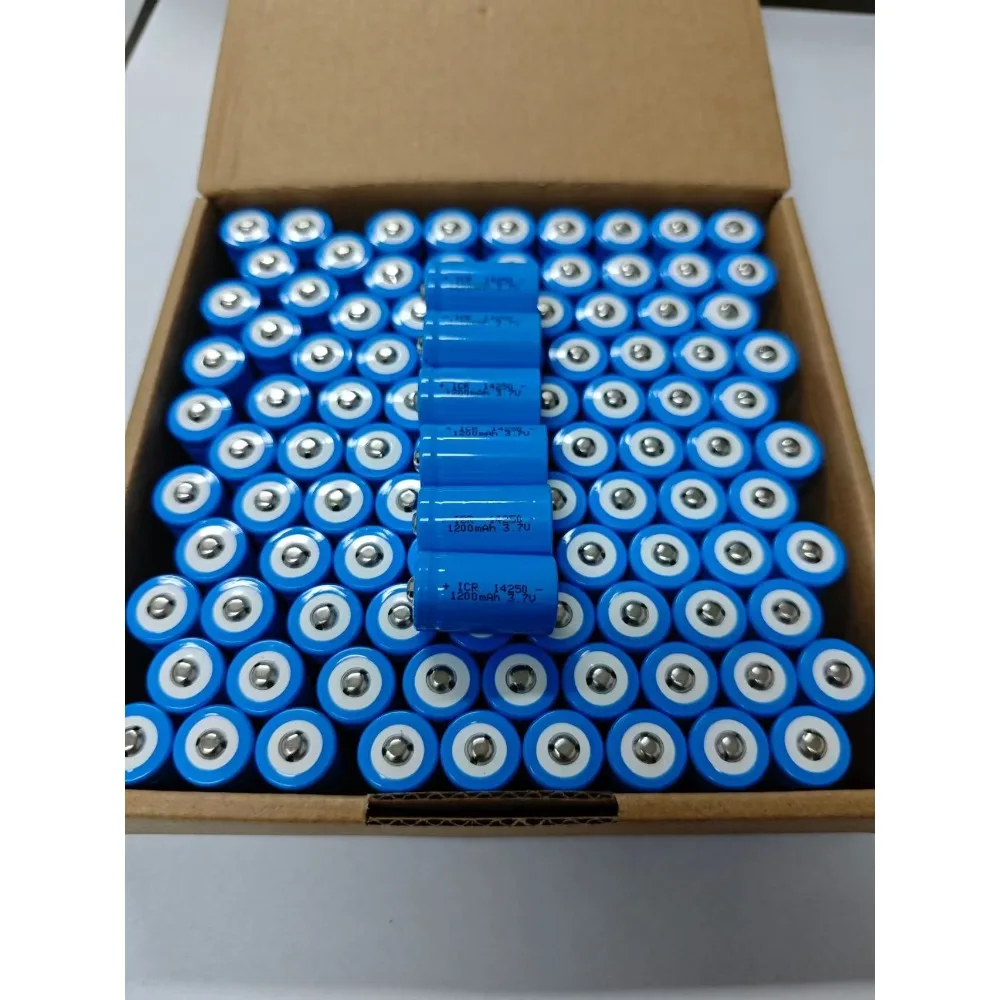 14250 rechargeable battery 1200mAh 3.7V lithium-ion battery is suitable for medical instrument communication equipment
14250 rechargeable battery 1200mAh 3.7V lithium-ion battery is suitable for medical instrument communication equipment
