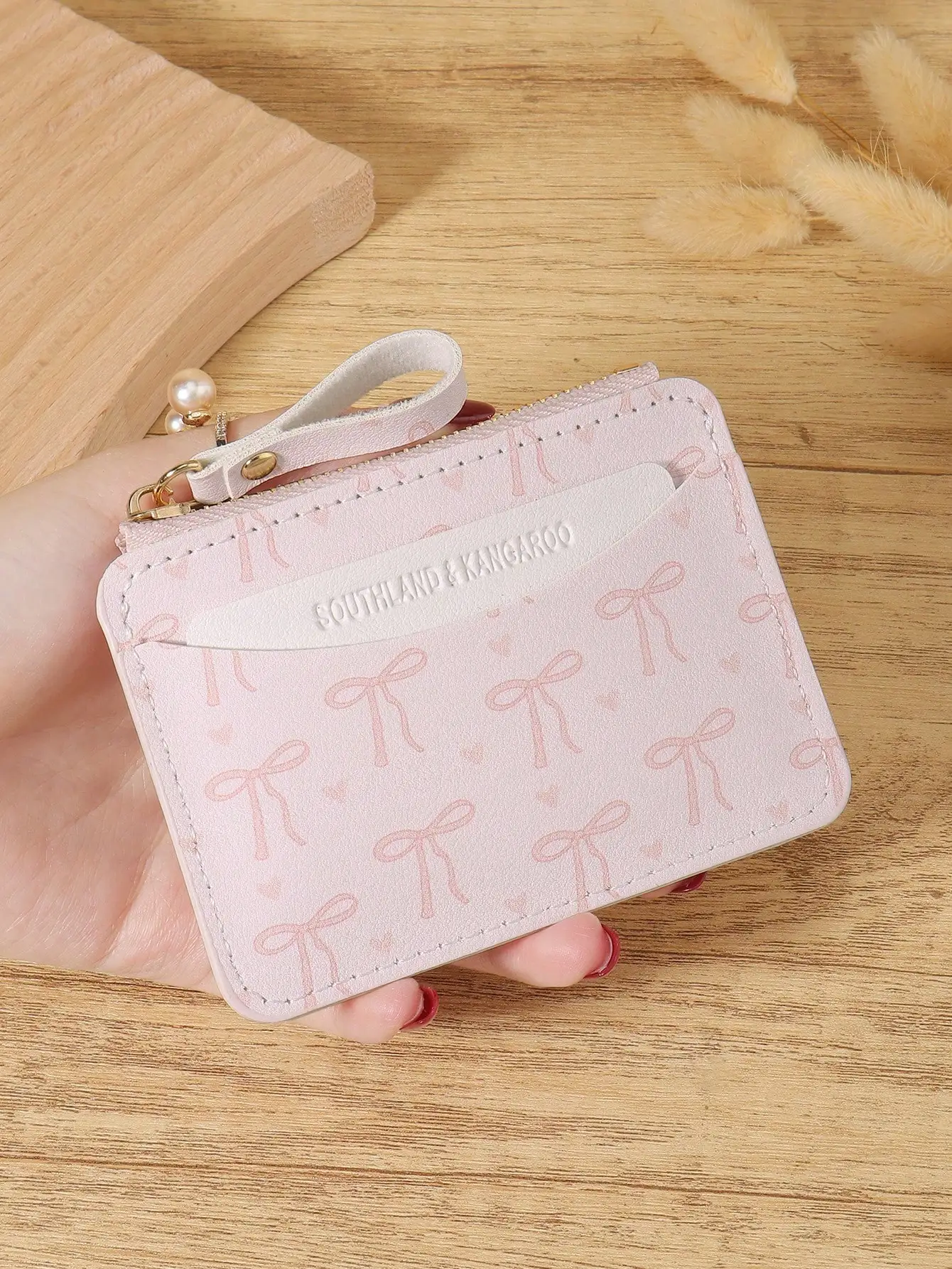 Pink Bow Love Pattern Zipper Small Wallet Coin Pocket Small Purse Bifold Slim Women Wallet MiniThin,Lightweight,Multi Layer Port
Pink Bow Love Pattern Zipper Small Wallet Coin Pocket Small Purse Bifold Slim Women Wallet MiniThin,Lightweight,Multi Layer Port