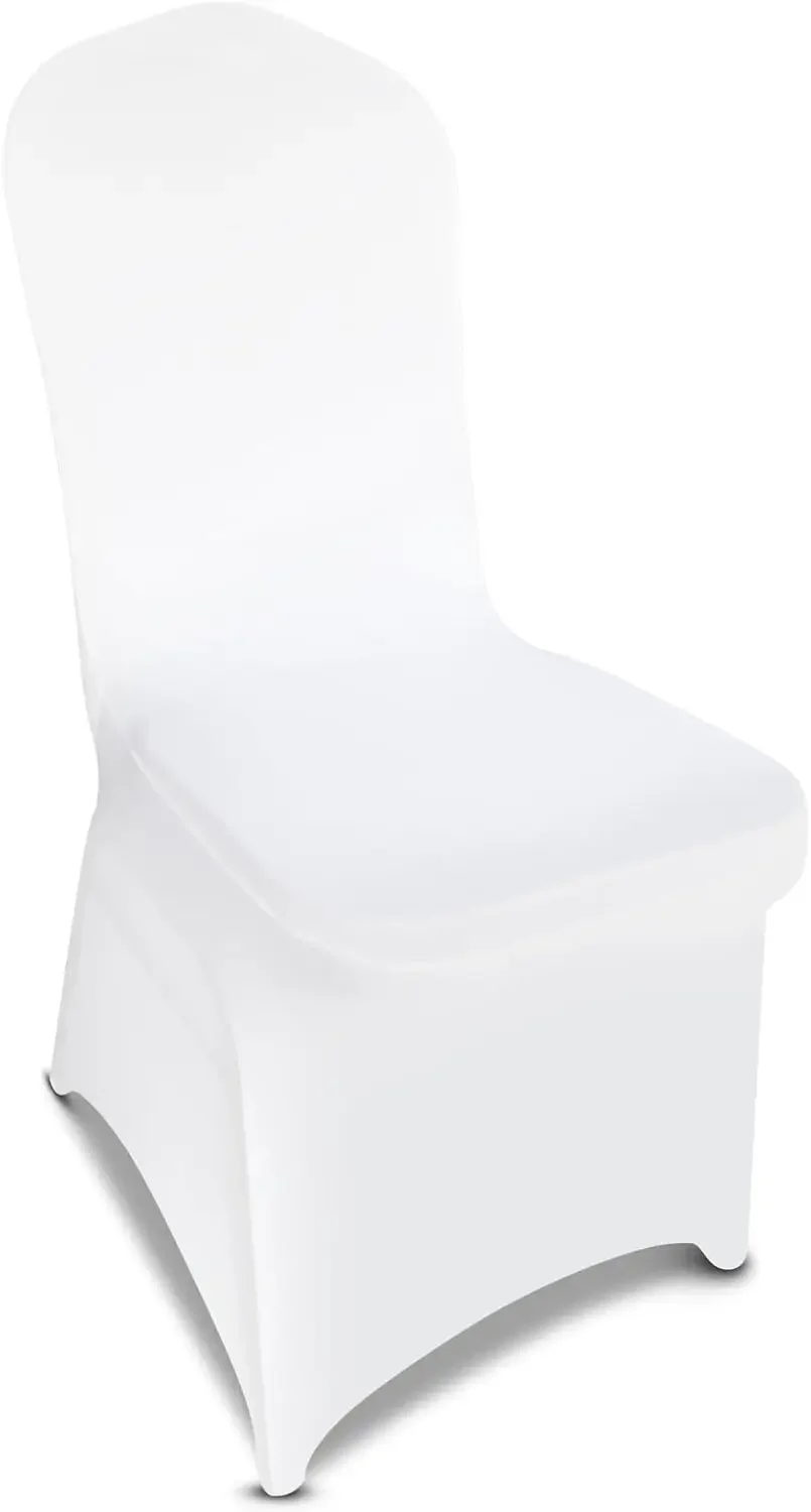 White Polyester Spandex Stretch Chair Covers for Dining Wedding Party Banquet 100 Pieces
White Polyester Spandex Stretch Chair Covers for Dining Wedding Party Banquet 100 Pieces