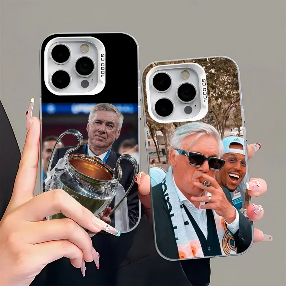 Barzil C-Carloes A-Ancelottis Phone Case For iPhone 16,15,14,13,12,11,Pro,Max,Plus,Mini,XS,SE Anti Fall Gray Silver Matte Bumper
Barzil C-Carloes A-Ancelottis Phone Case For iPhone 16,15,14,13,12,11,Pro,Max,Plus,Mini,XS,SE Anti Fall Gray Silver Matte Bumper