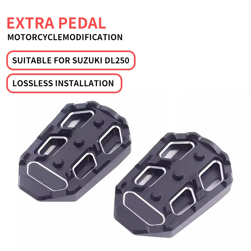For Suzuki DL250 GW250 GSX250 GSX250R Motorcycle Modified Footrest Enlarged Pedal Anti-Skid Foot Pegs Pedals Motor Accessories
For Suzuki DL250 GW250 GSX250 GSX250R Motorcycle Modified Footrest Enlarged Pedal Anti-Skid Foot Pegs Pedals Motor Accessories