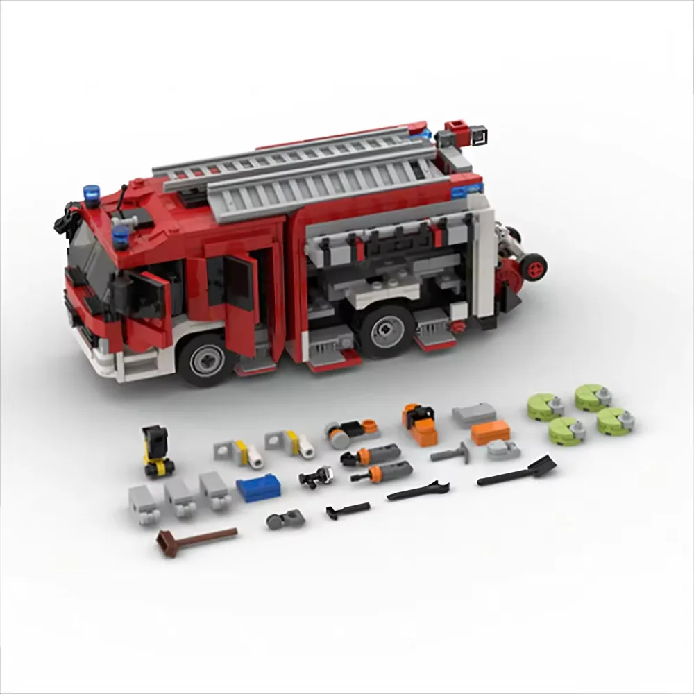 1019PCS MOC City Fire Truck Building Blocks DIY Transport Vehicle Rescue Tower Ladder Model Bricks Assembly Toys adult Gift
1019PCS MOC City Fire Truck Building Blocks DIY Transport Vehicle Rescue Tower Ladder Model Bricks Assembly Toys adult Gift