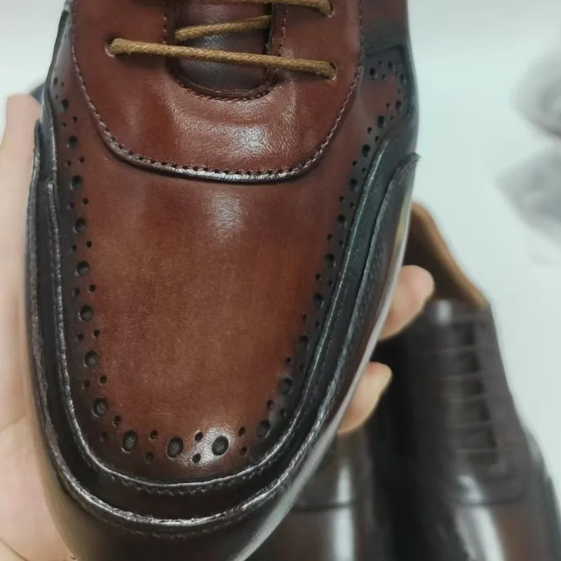 Men's Formal Breathable Business Leather Shoes Cowhide Mens Shoe
Men's Formal Breathable Business Leather Shoes Cowhide Mens Shoe