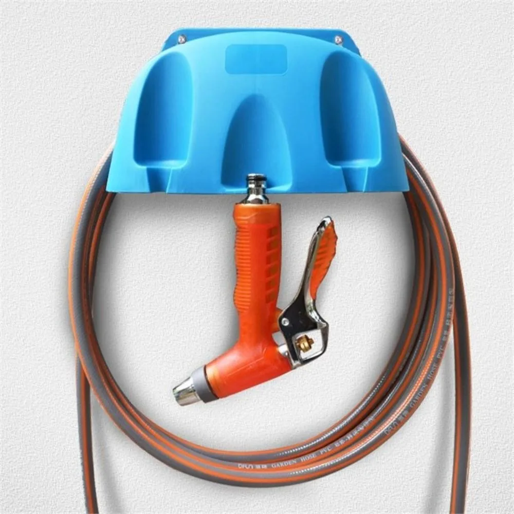 Plastic Wall Mount Hose Holder Thickened Portable Garden Hose Storage Holder Durable Universal Hose Organizer 
Plastic Wall Mount Hose Holder Thickened Portable Garden Hose Storage Holder Durable Universal Hose Organizer
