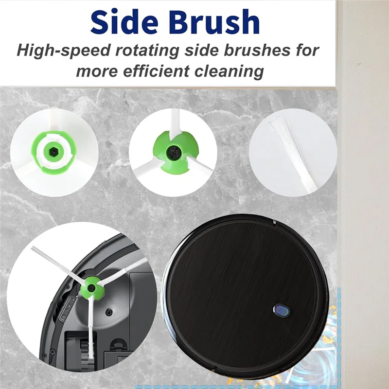 BMBY-Accessories For Irobot Roomba E/I/J Series Robot Vacuum, Replacement Parts Main Brush, Side Brush, Filter, Dust Bags
BMBY-Accessories For Irobot Roomba E/I/J Series Robot Vacuum, Replacement Parts Main Brush, Side Brush, Filter, Dust Bags
