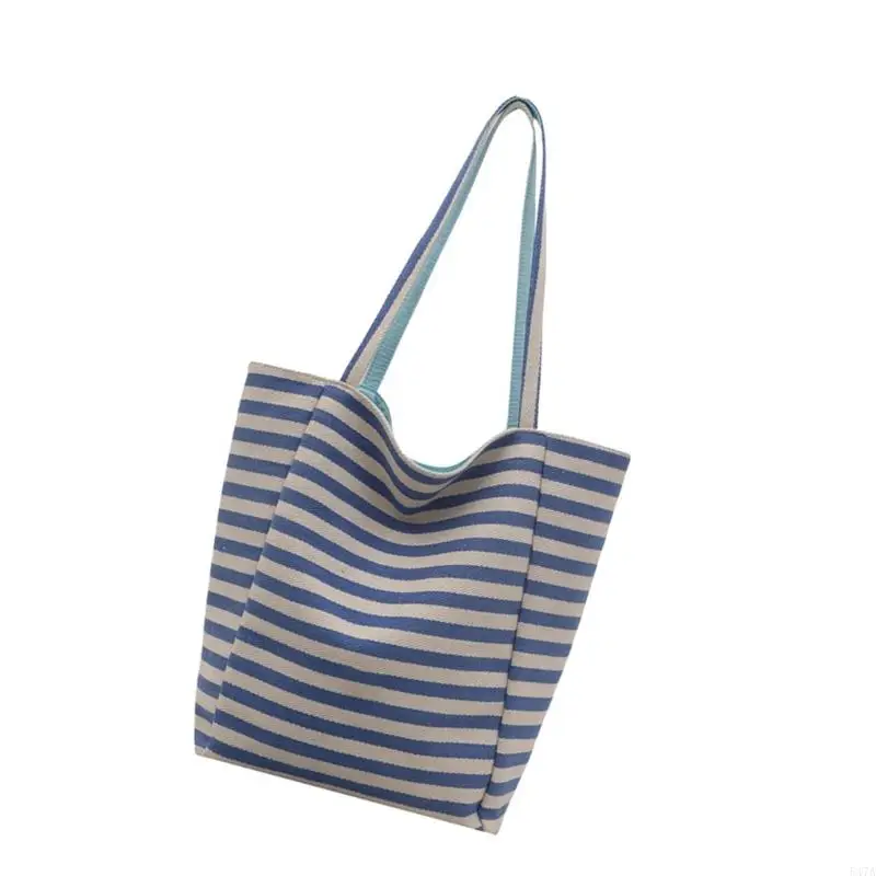 Large Capacity Stripe Canvas Toted Bag Trendy Shoulder Bags Purse Handbag for Shopping Beach Trendy Shoulder Bag Gifts 547A
Large Capacity Stripe Canvas Toted Bag Trendy Shoulder Bags Purse Handbag for Shopping Beach Trendy Shoulder Bag Gifts 547A
