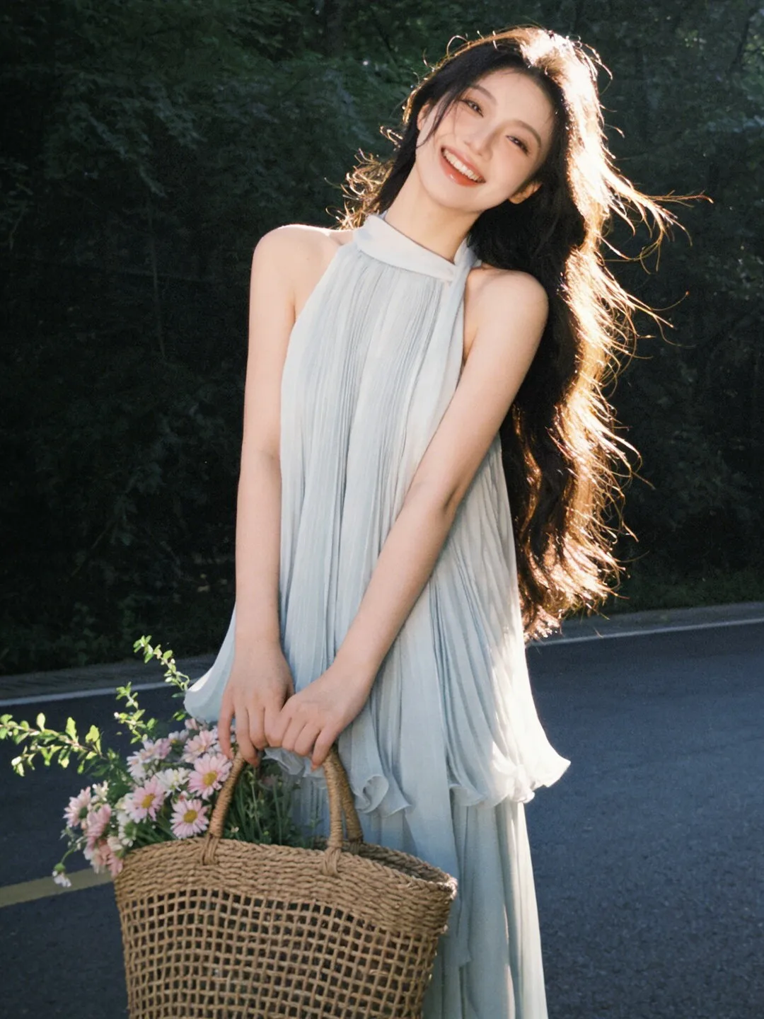 Gentle Breeze Stylish Neckline Top Skirt Set Comfortable Fashion Summer Outfit Women's Sleeveless High Collar Two-Piece Ensemble
Gentle Breeze Stylish Neckline Top Skirt Set Comfortable Fashion Summer Outfit Women's Sleeveless High Collar Two-Piece Ensemble