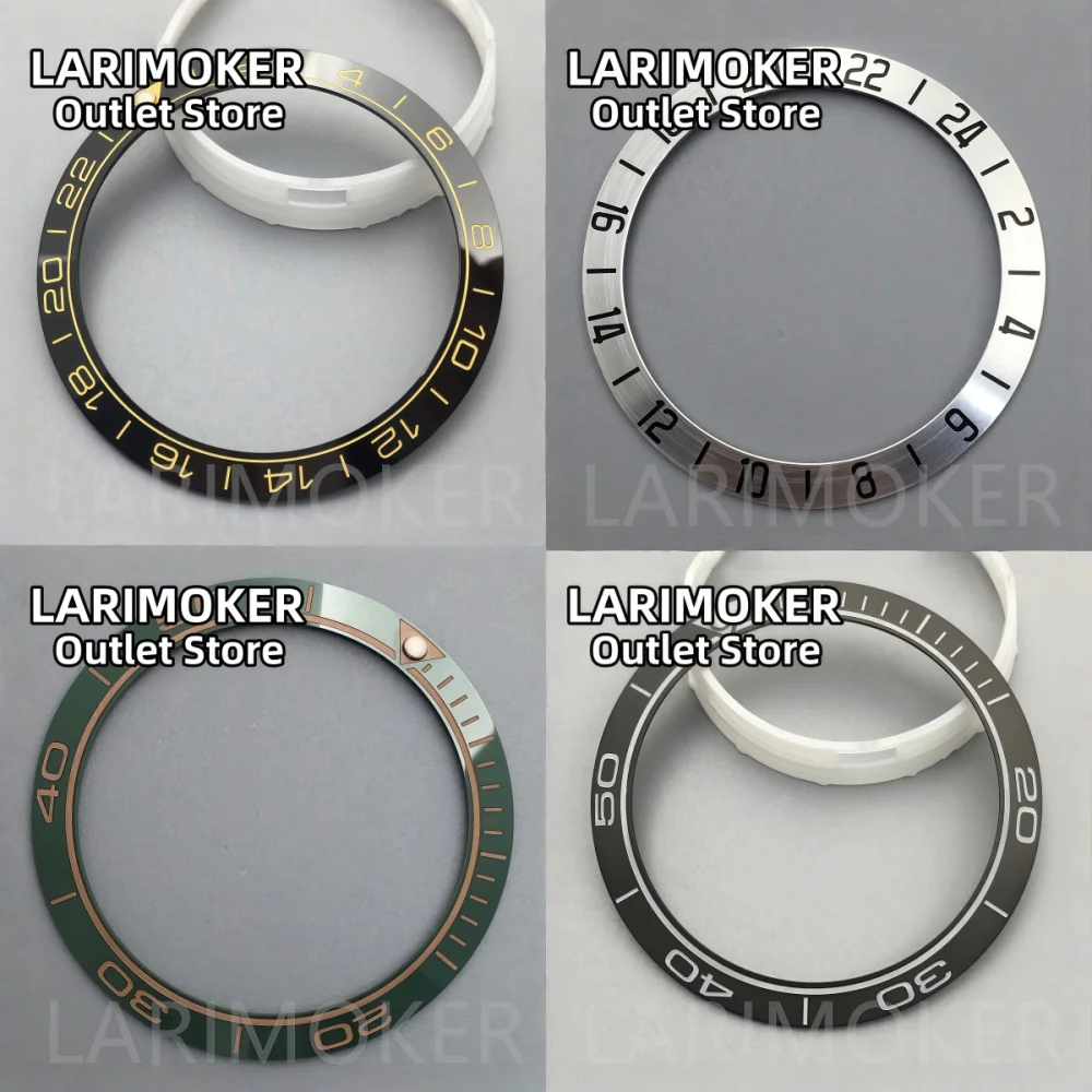 LARIMOKER 38mm High Quality Black Blue Green Brown Gold Red Ceramic Bezel Watch Parts Compatible with 40mm Watch Case
LARIMOKER 38mm High Quality Black Blue Green Brown Gold Red Ceramic Bezel Watch Parts Compatible with 40mm Watch Case