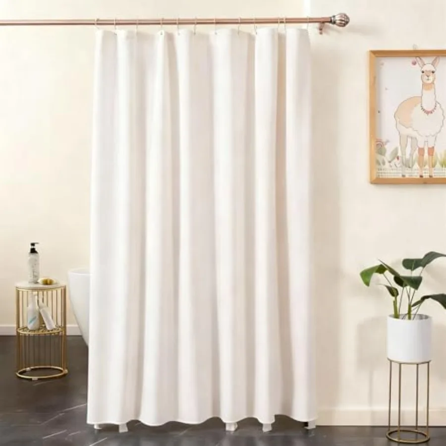 Luxury Velvet Shower Curtain 72 x 72 Inch, 260 GSM Heavyweight Waterproof White Shower Curtain with Hooks, Washable Velvet Bath
Luxury Velvet Shower Curtain 72 x 72 Inch, 260 GSM Heavyweight Waterproof White Shower Curtain with Hooks, Washable Velvet Bath