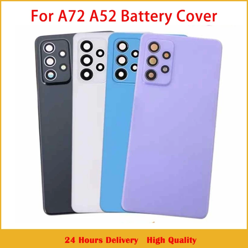 AAA For Samsung Galaxy A72 A725 4G 5G A52 A525 A525F Back Battery Cover Rear Door Housing Replacement Parts With LOGO Lens
AAA For Samsung Galaxy A72 A725 4G 5G A52 A525 A525F Back Battery Cover Rear Door Housing Replacement Parts With LOGO Lens