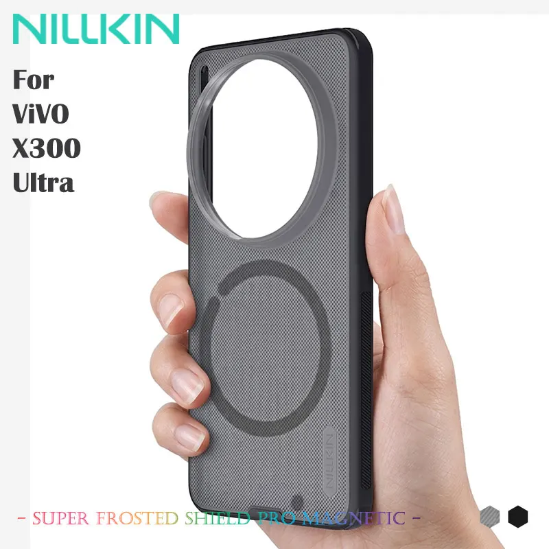 For Vivo X300 Ultra,NILLKIN Super Frosted Shield Pro Magnetic Case,Matte UV Painting Anti-Fingerprint Anti-Slip Phone Cover
For Vivo X300 Ultra,NILLKIN Super Frosted Shield Pro Magnetic Case,Matte UV Painting Anti-Fingerprint Anti-Slip Phone Cover