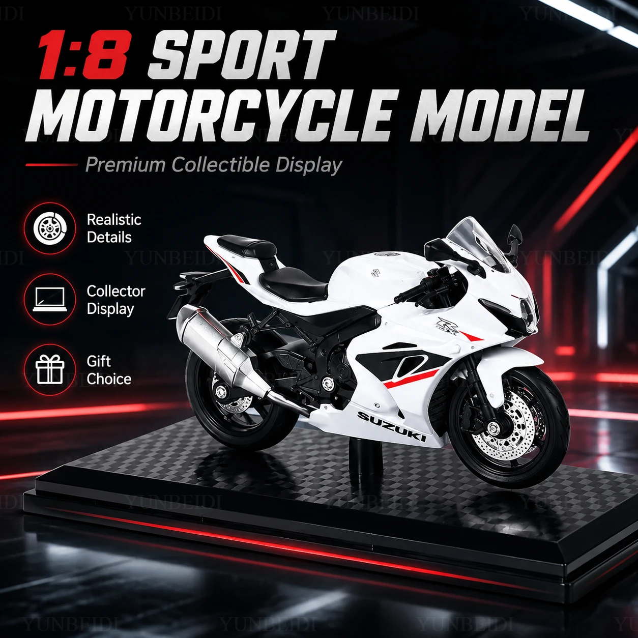 1:18 Motorcycle Toy Model - Super Motorcycle Model - Alloy Body - Rubber Tires - Boy's Decorative Gift
1:18 Motorcycle Toy Model - Super Motorcycle Model - Alloy Body - Rubber Tires - Boy's Decorative Gift