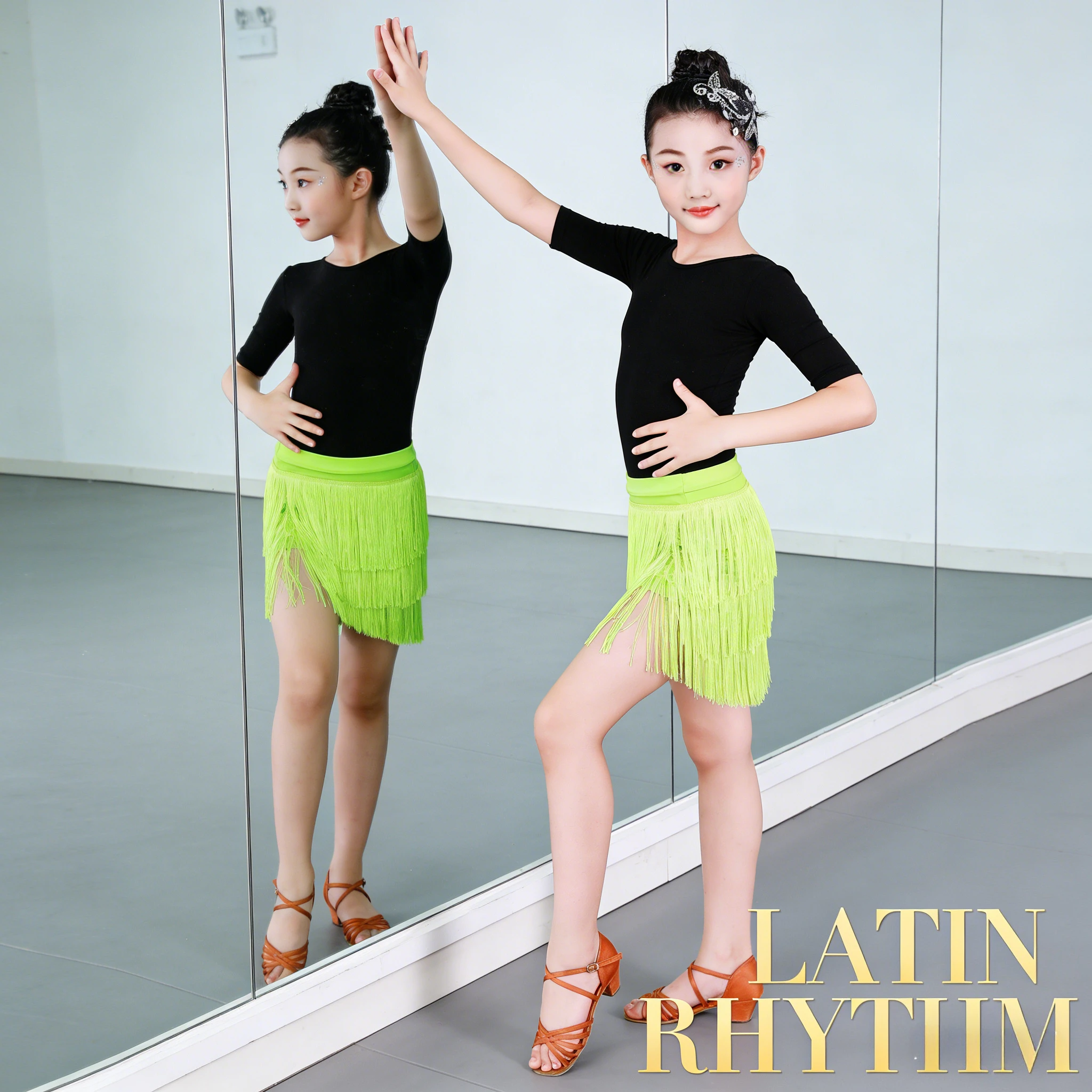 New Latin Dance Costume For Girls Kids Short Sleeve Tassel Dance Dress Practice Performance Wear For Children Dance
New Latin Dance Costume For Girls Kids Short Sleeve Tassel Dance Dress Practice Performance Wear For Children Dance