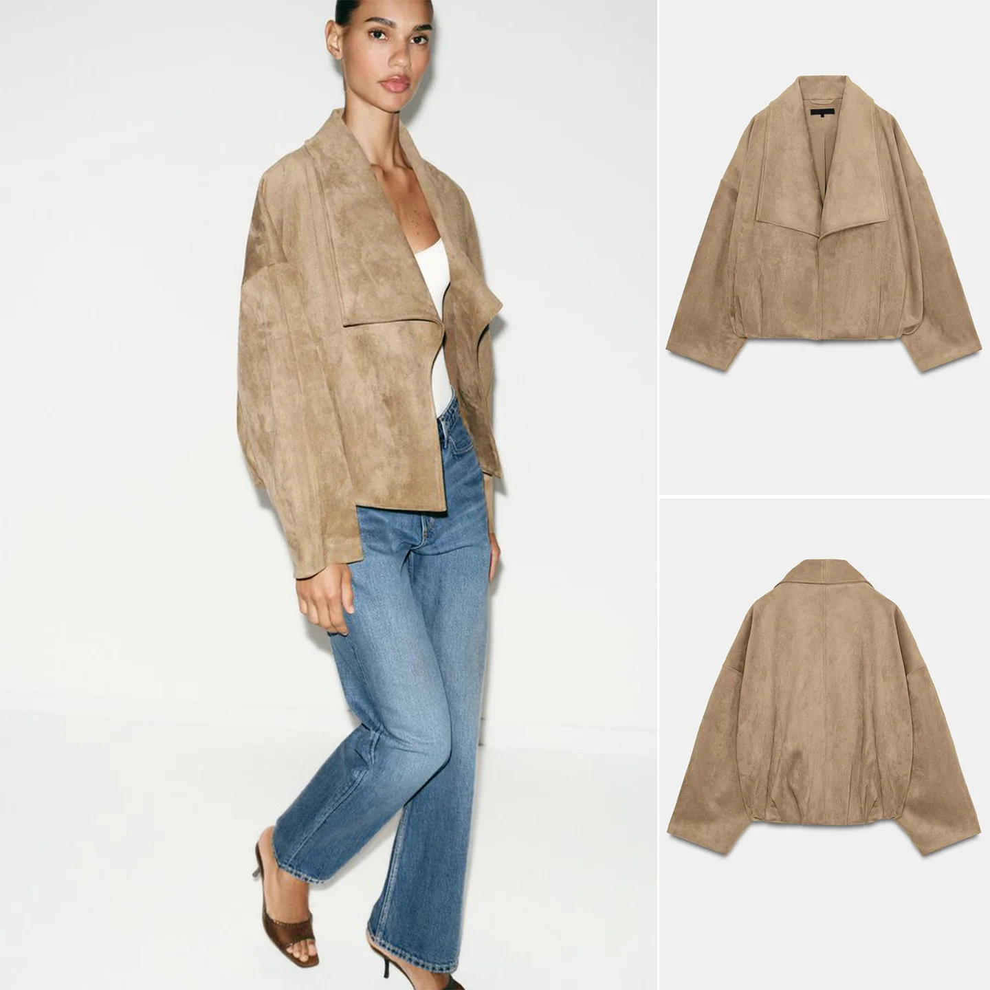 Spring New Women's Long Sleeve Lapel Velvet Effect Wrap Body Outerwear Loose Fit Commute Style Polyester Fiber Button Closure
Spring New Women's Long Sleeve Lapel Velvet Effect Wrap Body Outerwear Loose Fit Commute Style Polyester Fiber Button Closure