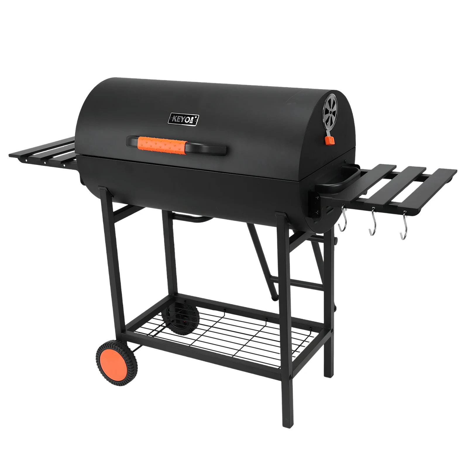 Extra Large Charcoal Barbecue Grill with 2 Foldable Side Tables Outdoor BBQ Grill for Outdoor Cooking Backyard Camping Picnics
Extra Large Charcoal Barbecue Grill with 2 Foldable Side Tables Outdoor BBQ Grill for Outdoor Cooking Backyard Camping Picnics