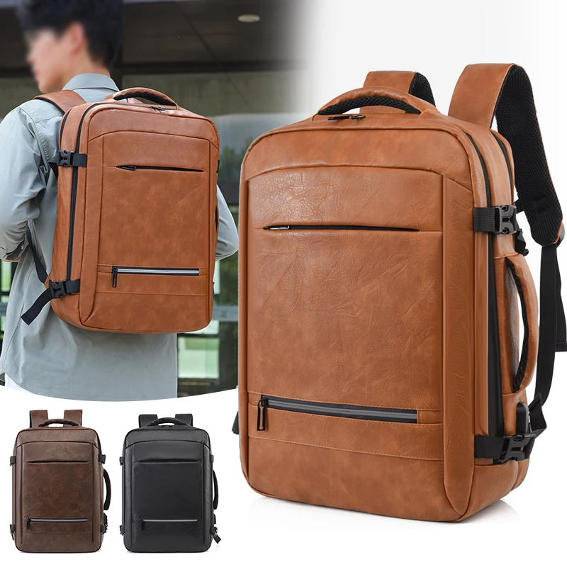 Мужской и женский рюкзак из искусственной кожи, уличный рюкзак для кемпинга, треккинга, путешествий, расширяемый большой рюкзак для хранения багажа, школьный рюкзак для ноутбука
Мужской и женский рюкзак из искусственной кожи, уличный рюкзак для кемпинга, треккинга, путешествий, расширяемый большой рюкзак для хранения багажа, школьный рюкзак для ноутбука