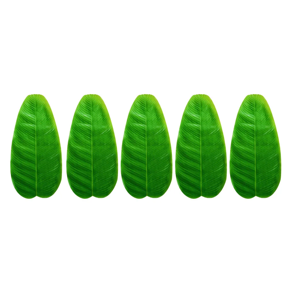 5 Pcs Simulated Banana Leaf Placemat Luau Party Artificial Leaves Table Decor Plaque
5 Pcs Simulated Banana Leaf Placemat Luau Party Artificial Leaves Table Decor Plaque
