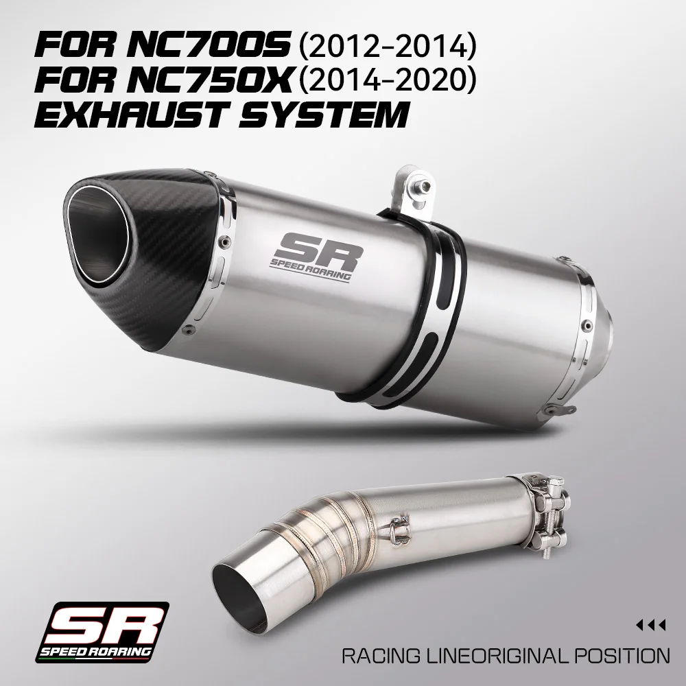Slip on For NC700 NC700X NC750 NC750X Motorcycle Exhuast Middle Link Pipe Connect 51mm Muffler Pipe
Slip on For NC700 NC700X NC750 NC750X Motorcycle Exhuast Middle Link Pipe Connect 51mm Muffler Pipe