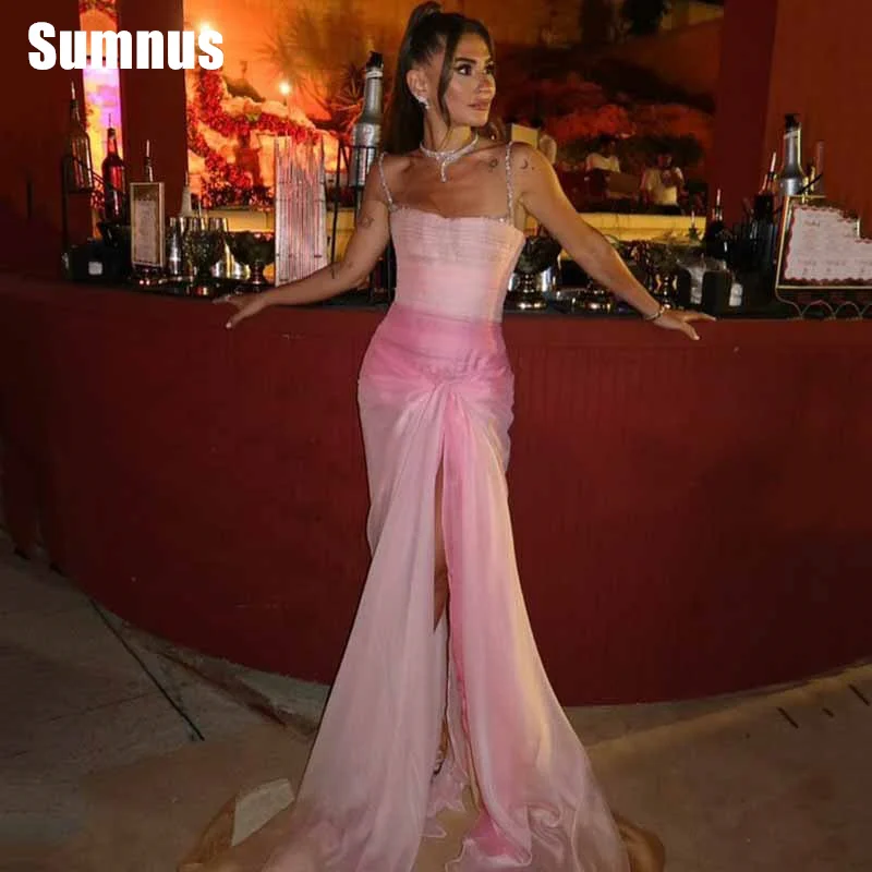 Sumnus Elegant Mermaid Prom Dress Sleeveless Spaghetti Strap Formal Floor-Length Evening Dress Vestidos de noche Customized
Sumnus Elegant Mermaid Prom Dress Sleeveless Spaghetti Strap Formal Floor-Length Evening Dress Vestidos de noche Customized