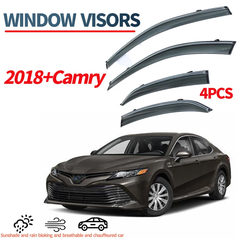 Side Window Deflector Visor For Toyota Camry 2018 2019 2020 2021 2022 Weather Shield Rain Sun Guards Door Visor Car Stylings
Side Window Deflector Visor For Toyota Camry 2018 2019 2020 2021 2022 Weather Shield Rain Sun Guards Door Visor Car Stylings