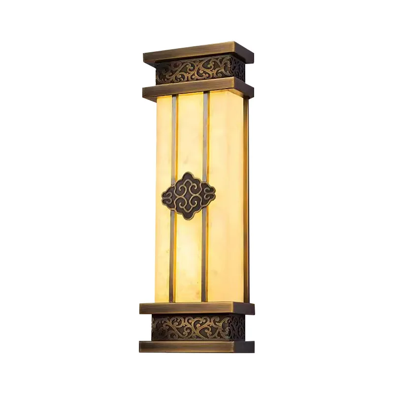 Sides, wall lamp, new Chinese style, atmospheric, waterproof, outdoor, indoor, all copper, natural, marble, exterior wall
Sides, wall lamp, new Chinese style, atmospheric, waterproof, outdoor, indoor, all copper, natural, marble, exterior wall