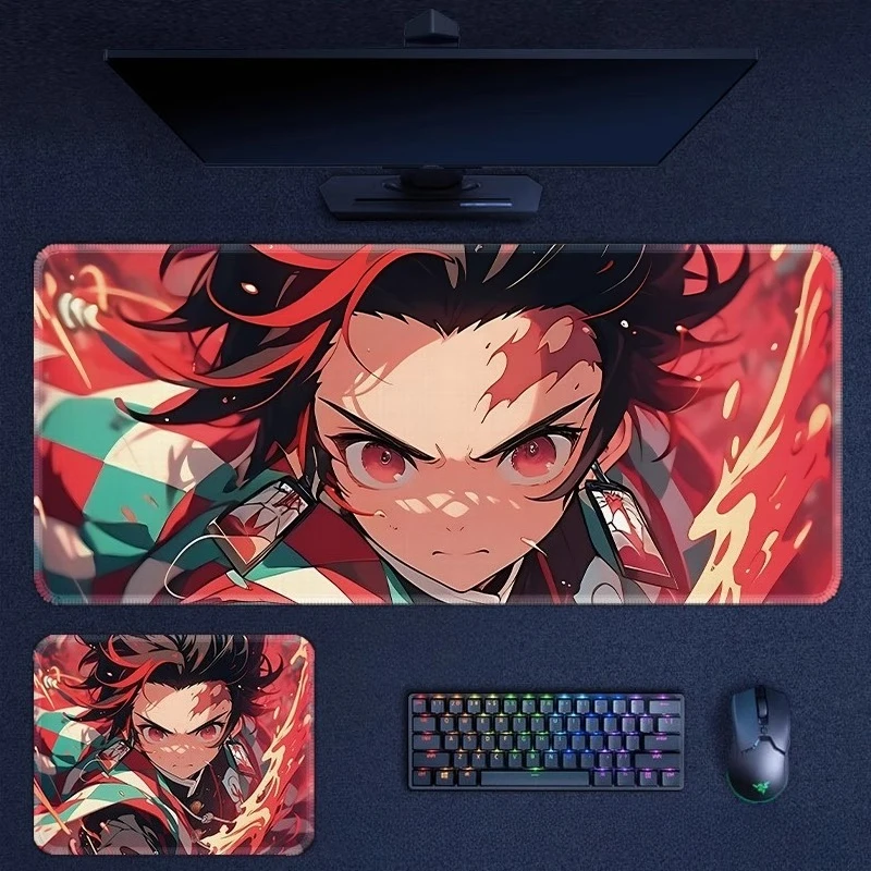 Коврик для мыши Demon Slayer, кожаный негабаритный японский аниме Kamado Tanjirou, двумерный коврик для клавиатуры, коврик для компьютерного стола для мальчиков
Коврик для мыши Demon Slayer, кожаный негабаритный японский аниме Kamado Tanjirou, двумерный коврик для клавиатуры, коврик для компьютерного стола для мальчиков