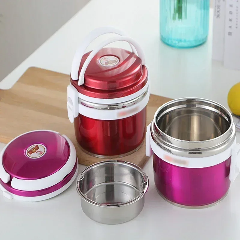 8 Hours Vacuum Thermal Insulation Leakproof Stainless Steel Lunch Box Set Portable Kids School Bento Box Thermos Food Container
8 Hours Vacuum Thermal Insulation Leakproof Stainless Steel Lunch Box Set Portable Kids School Bento Box Thermos Food Container