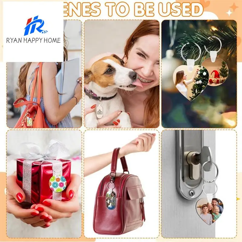 300 Pcs Sublimation Keychain Blanks Bulk Double Side Heat Transfer Sublimation MDF Blank Set With Keychain Rings
300 Pcs Sublimation Keychain Blanks Bulk Double Side Heat Transfer Sublimation MDF Blank Set With Keychain Rings