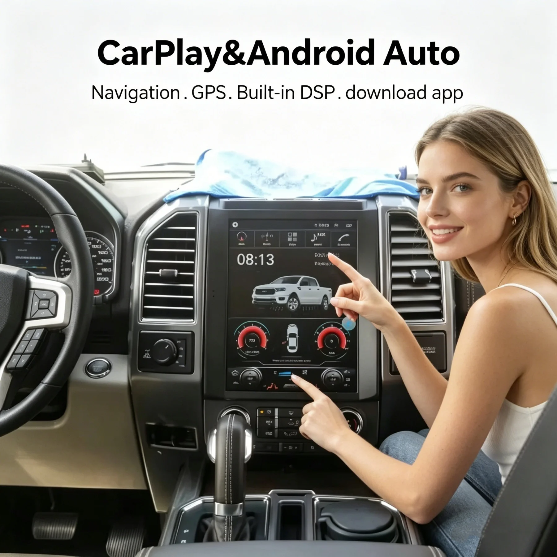 Android Radio for Ford F150 2015 - 2021 Car GPS Navigation Tesla Screen Carplay Car Media Video Player
Android Radio for Ford F150 2015 - 2021 Car GPS Navigation Tesla Screen Carplay Car Media Video Player