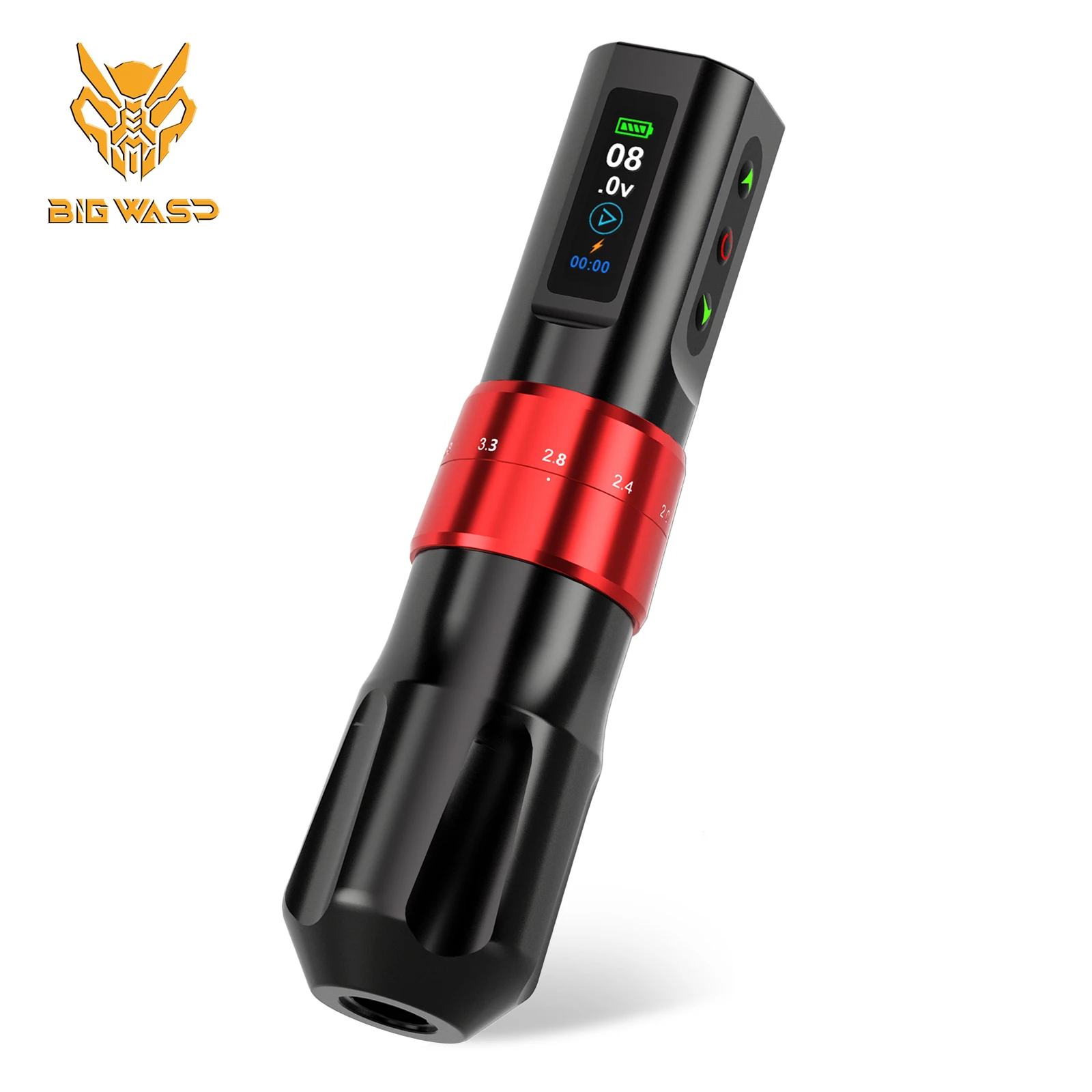 Tattoo Gun BIGWASP Tattoo Machine Professional Coreless Motor 1800mAh Battery Pen 6 Stroke Adjustable OLED Display Tattoo Pen
Tattoo Gun BIGWASP Tattoo Machine Professional Coreless Motor 1800mAh Battery Pen 6 Stroke Adjustable OLED Display Tattoo Pen