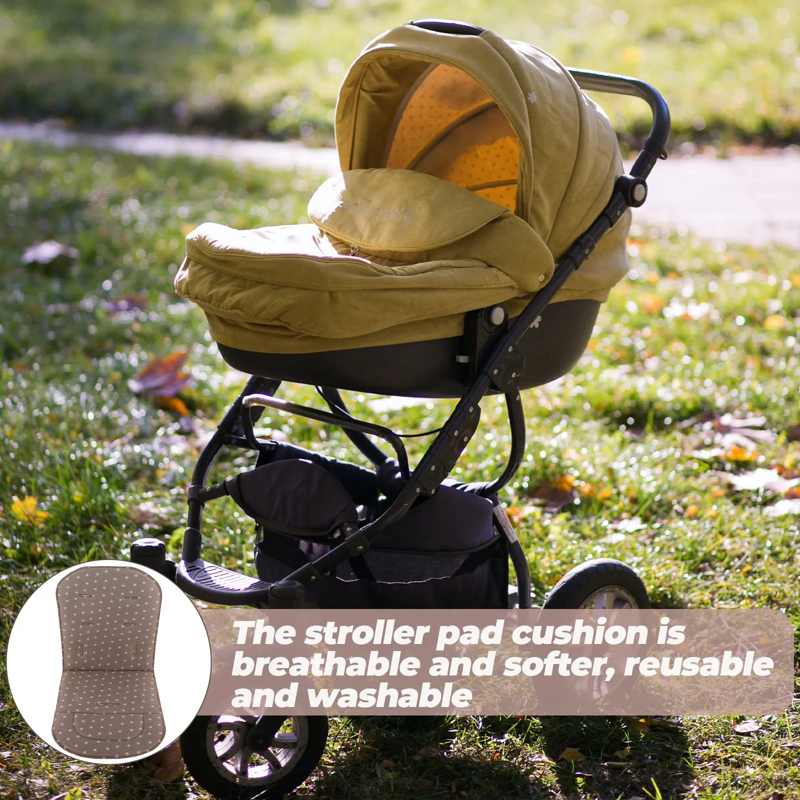 Baby Stroller Cotton Pad Soft Breathable Infant Seat Cushion Universal Stroller Liner Baby Accessories Infant Seat Insert
Baby Stroller Cotton Pad Soft Breathable Infant Seat Cushion Universal Stroller Liner Baby Accessories Infant Seat Insert
