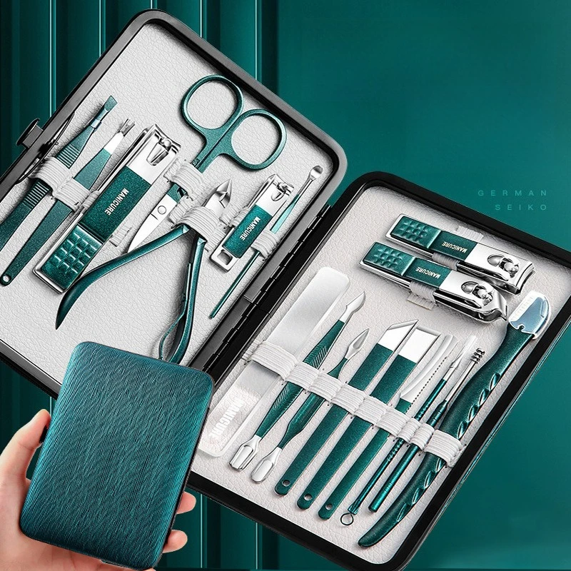 18pcs A Complete Set of Stainless Steel Nail Trimming Tools,High-quality Nail Clipper Set for Removing Dead Skin, Nail Clippers
18pcs A Complete Set of Stainless Steel Nail Trimming Tools,High-quality Nail Clipper Set for Removing Dead Skin, Nail Clippers