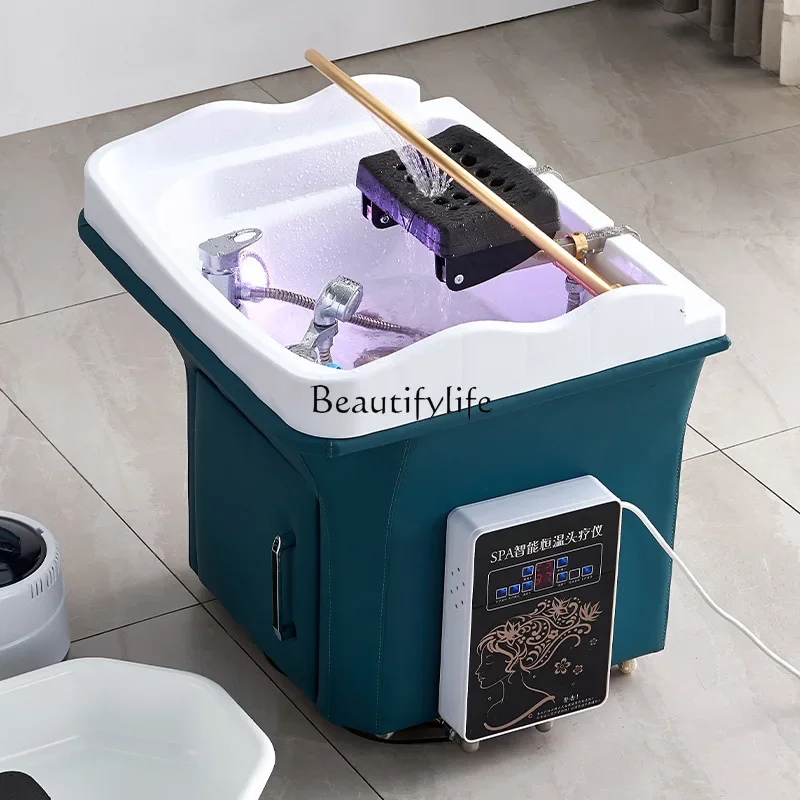 Special shampoo bed for beauty salon, movable ear picking hair salon with fumigation water circulation shampoo machine
Special shampoo bed for beauty salon, movable ear picking hair salon with fumigation water circulation shampoo machine