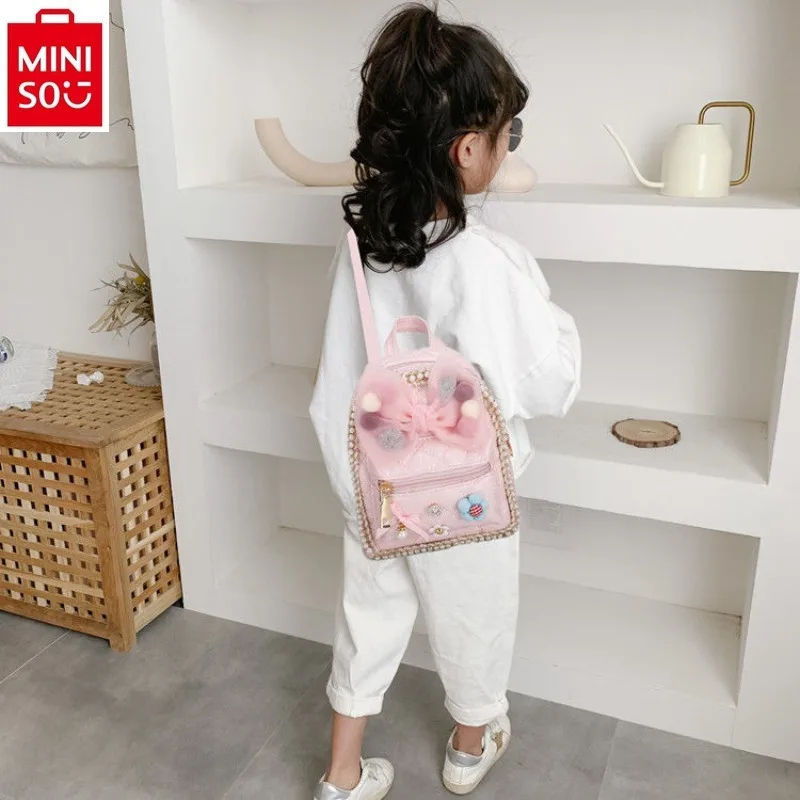 MINISO милый рюкзак для девочки из мультфильма Диснея принцессы с бантом милый и универсальный Детский рюкзак
MINISO милый рюкзак для девочки из мультфильма Диснея принцессы с бантом милый и универсальный Детский рюкзак