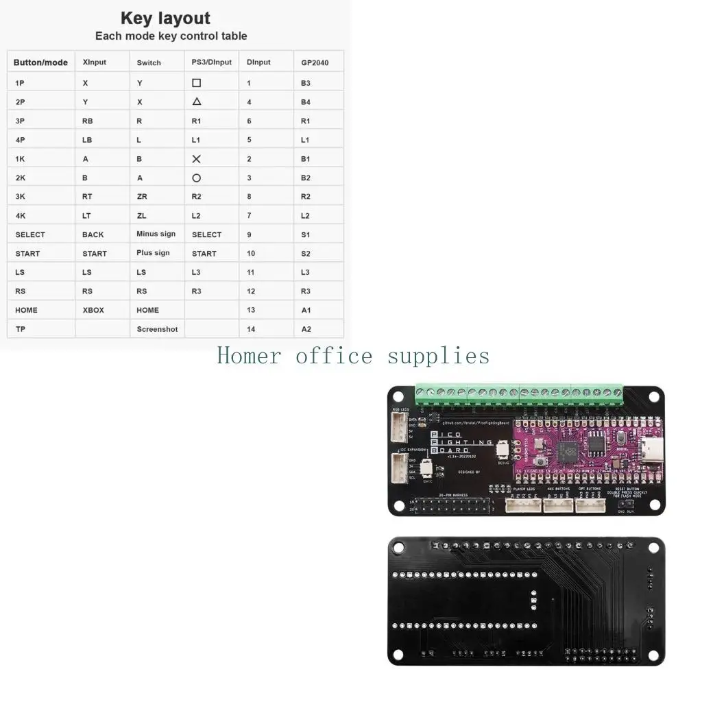 K43B Fighting Boot v1.1a Picoboot Keyboard Converter For Switch
K43B Fighting Boot v1.1a Picoboot Keyboard Converter For Switch