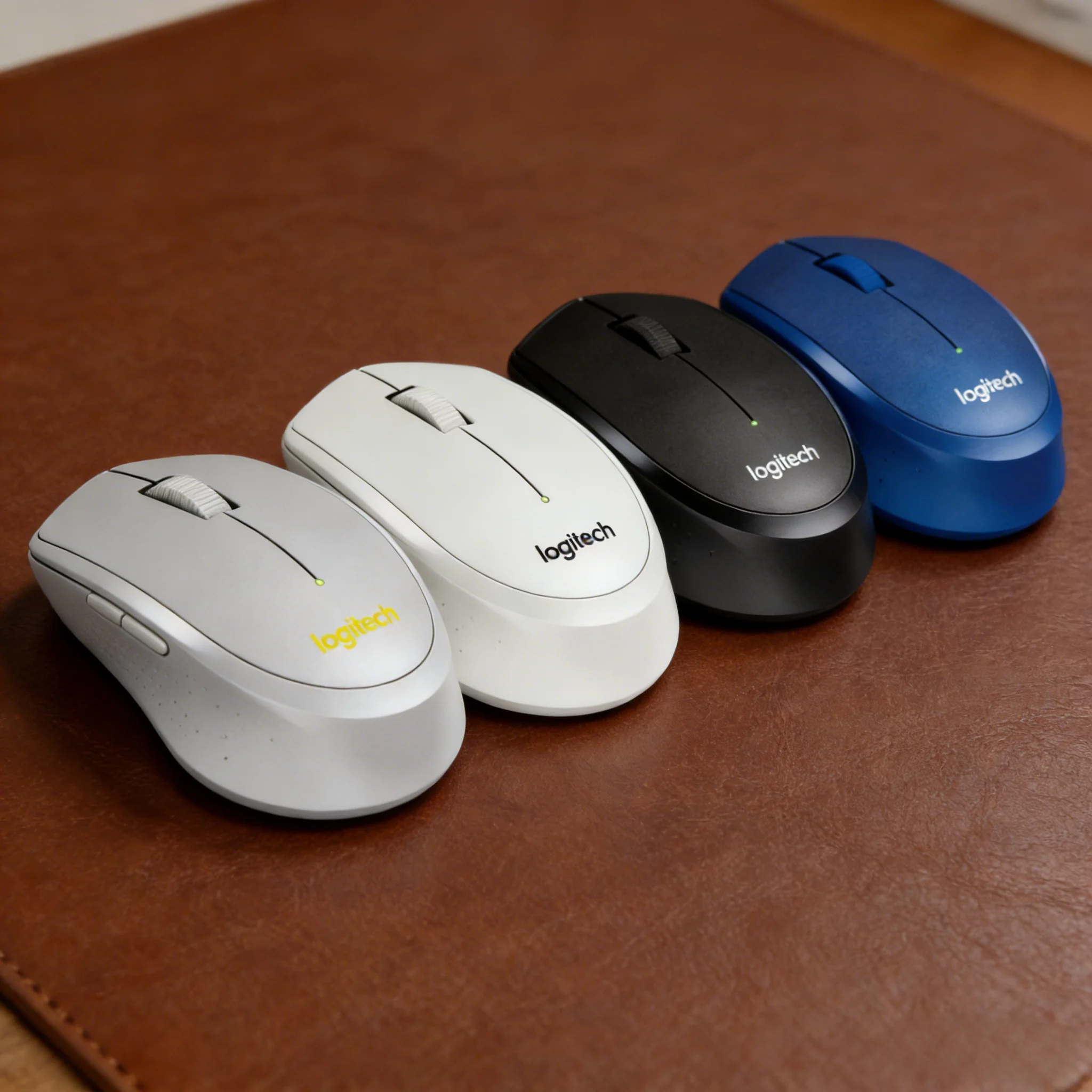 Logitech M330 Wireless Peripheral, USB Receiver, Power Saving Silent for Daily Use & Travel