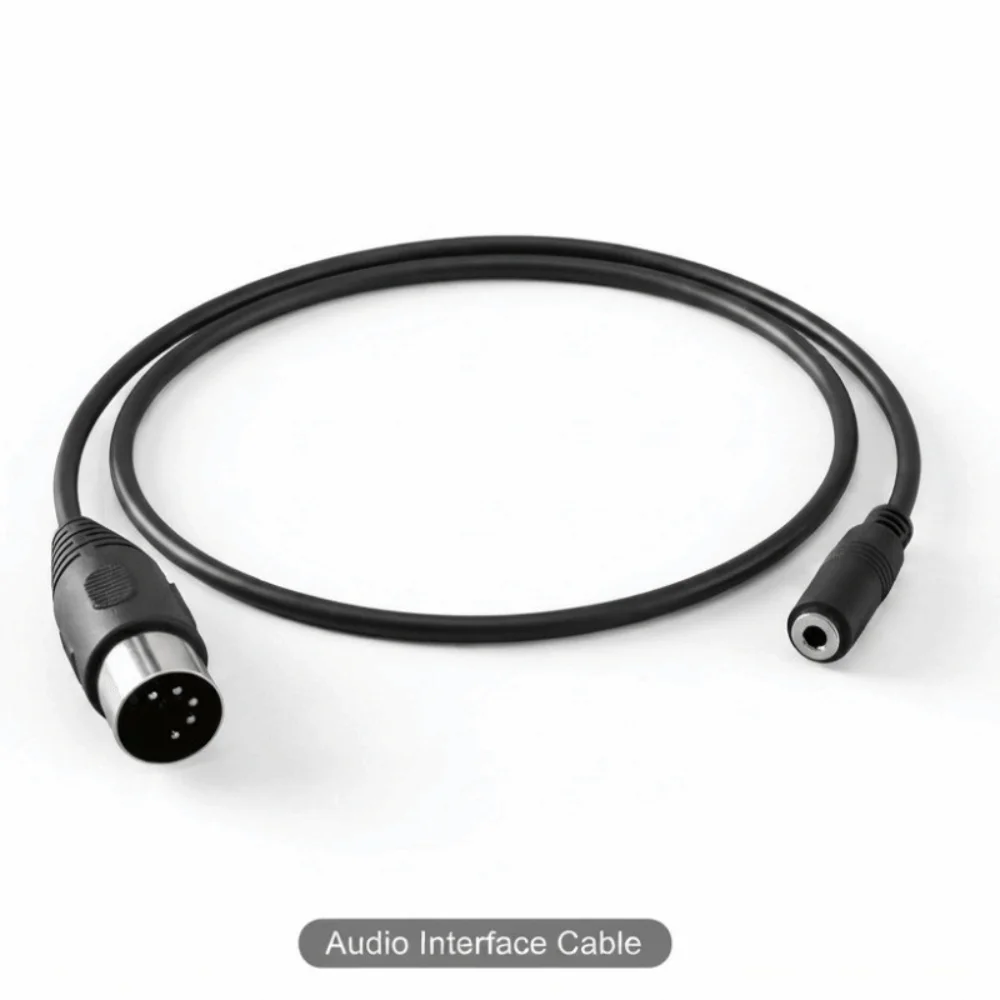 3.5mm Female Din 5 Pin MIDI Cable Stereo Jack Conversion Cable 3.5mm Stereo Jack Audio Cable DIN5P Male High Quality
3.5mm Female Din 5 Pin MIDI Cable Stereo Jack Conversion Cable 3.5mm Stereo Jack Audio Cable DIN5P Male High Quality