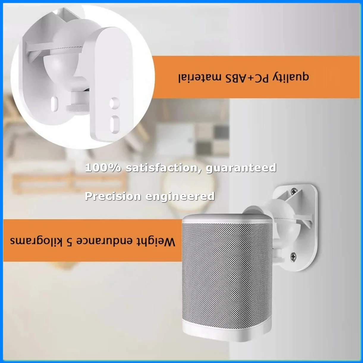 2PCS Universal Speaker Wall Mount Bracket Ceiling Stand Clamp with Adjustable Swivel and Tilt Angle Rotation-ELEC
2PCS Universal Speaker Wall Mount Bracket Ceiling Stand Clamp with Adjustable Swivel and Tilt Angle Rotation-ELEC