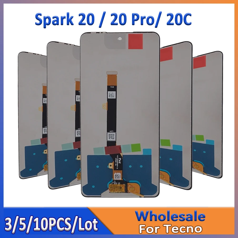 Оптовая продажа, 3/5/10 шт./лот для Tecno Spark 20 KJ5 LCD Spark 20 Pro KJ6, экран Spark 20C BG7N в сборе
Оптовая продажа, 3/5/10 шт./лот для Tecno Spark 20 KJ5 LCD Spark 20 Pro KJ6, экран Spark 20C BG7N в сборе
