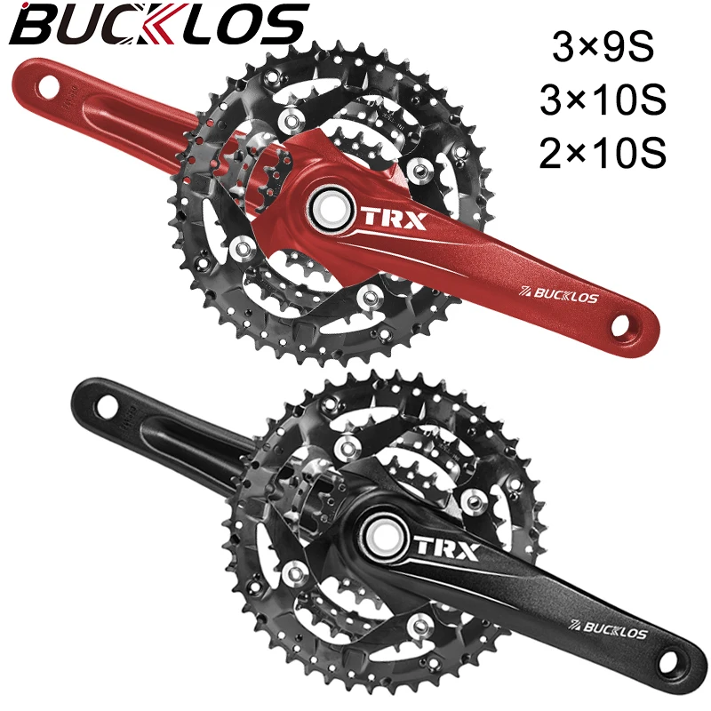 BUCKLOS MTB Crankset 2*10S 3*9S 3*10S Mountain Bike Crankset Double Triple Speed Bicycle Integrated Crank Set 104/64BCD Cranks
BUCKLOS MTB Crankset 2*10S 3*9S 3*10S Mountain Bike Crankset Double Triple Speed Bicycle Integrated Crank Set 104/64BCD Cranks