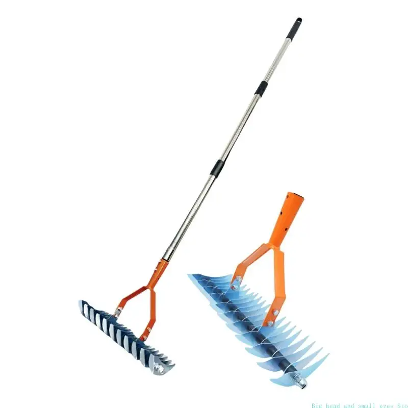 581C Versatile 170cm Thatching Rakes 4 Adjustable Sections Stainless Steel Teeth For Dead Grass Cleaning In Outdoor Spaces
581C Versatile 170cm Thatching Rakes 4 Adjustable Sections Stainless Steel Teeth For Dead Grass Cleaning In Outdoor Spaces