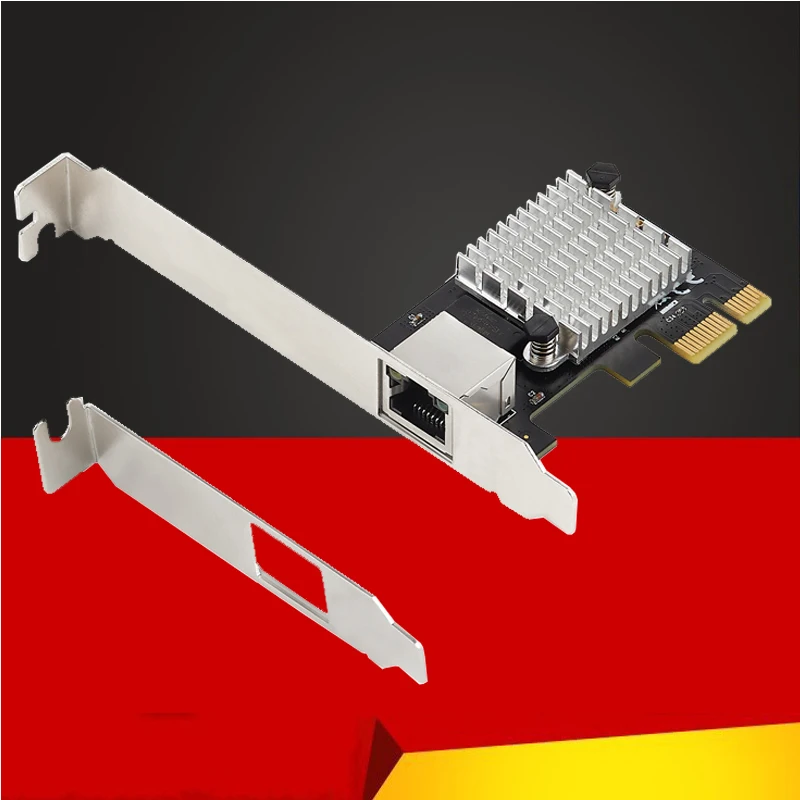 PCI Express 2.5Gb Network Card 100/1000M/2500M RJ45 Network Adapter PCIe 2.5G Gigabit Etherent Network Card for Intel I225 Chips
PCI Express 2.5Gb Network Card 100/1000M/2500M RJ45 Network Adapter PCIe 2.5G Gigabit Etherent Network Card for Intel I225 Chips
