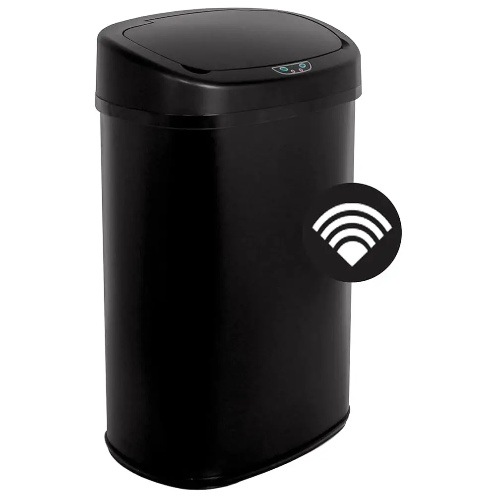 Kitchen Trash Can With Lid, 13 Gallon/50 Liter Automatic Sensor Touch Free Garbage Can Durable Touchl Stainl Steel Brushed
Kitchen Trash Can With Lid, 13 Gallon/50 Liter Automatic Sensor Touch Free Garbage Can Durable Touchl Stainl Steel Brushed